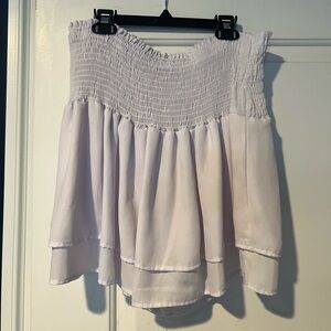 Adrienne White Stretch Skort L